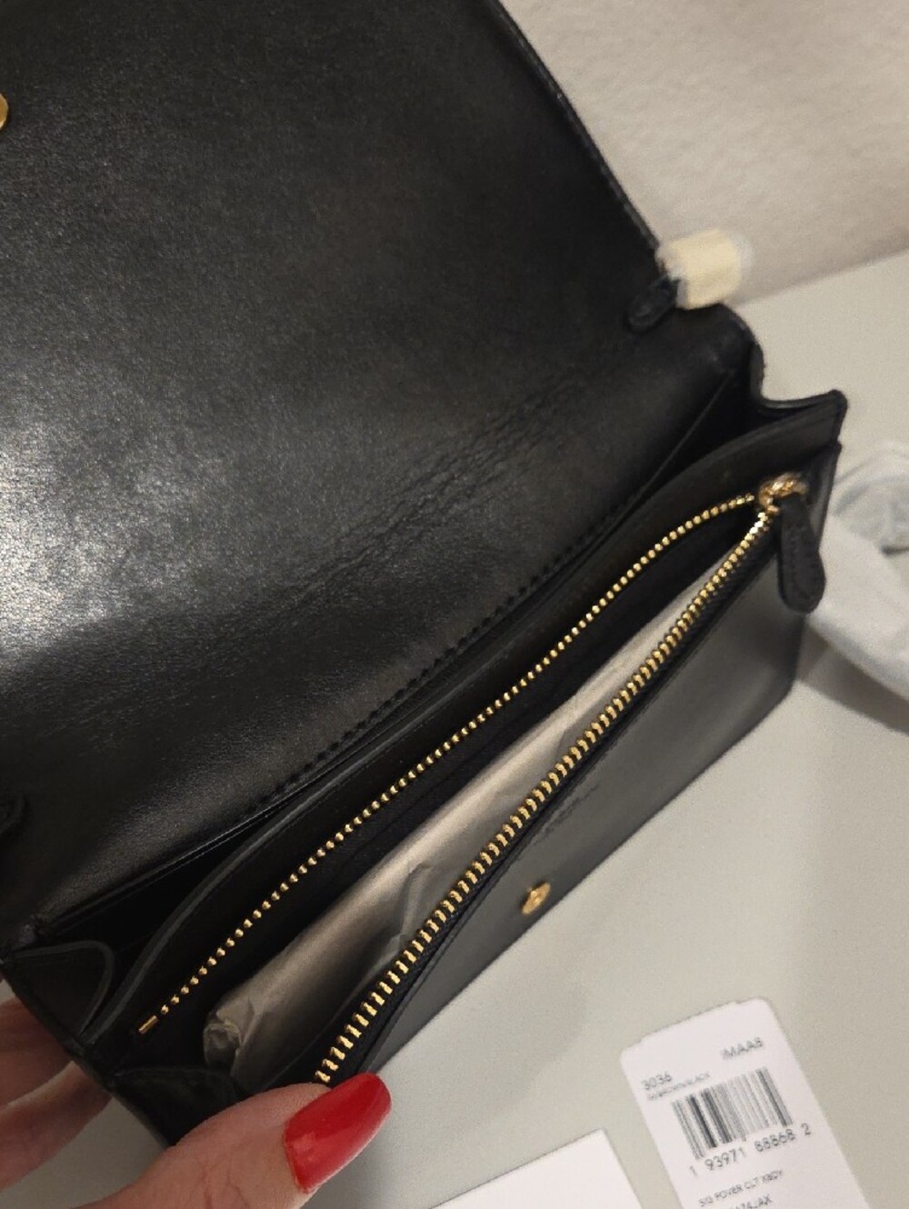 Coach Dark Brown Signature Crossbody with Gold Logo - Picture 3 of 6